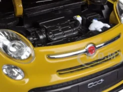 2013 Fiat 500L Yellow 1/24 Diecast Car Model Welly 24038