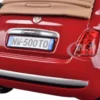 Fiat 500 Nuova Cabrio Red 1/24 Diecast Model Car Motormax 73374