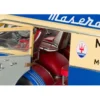 Fiat 642 RN2 Bartoletti Car Transporter "Maserati Racing" Blue and Cream 1/18 Diecast Model Car by CMC