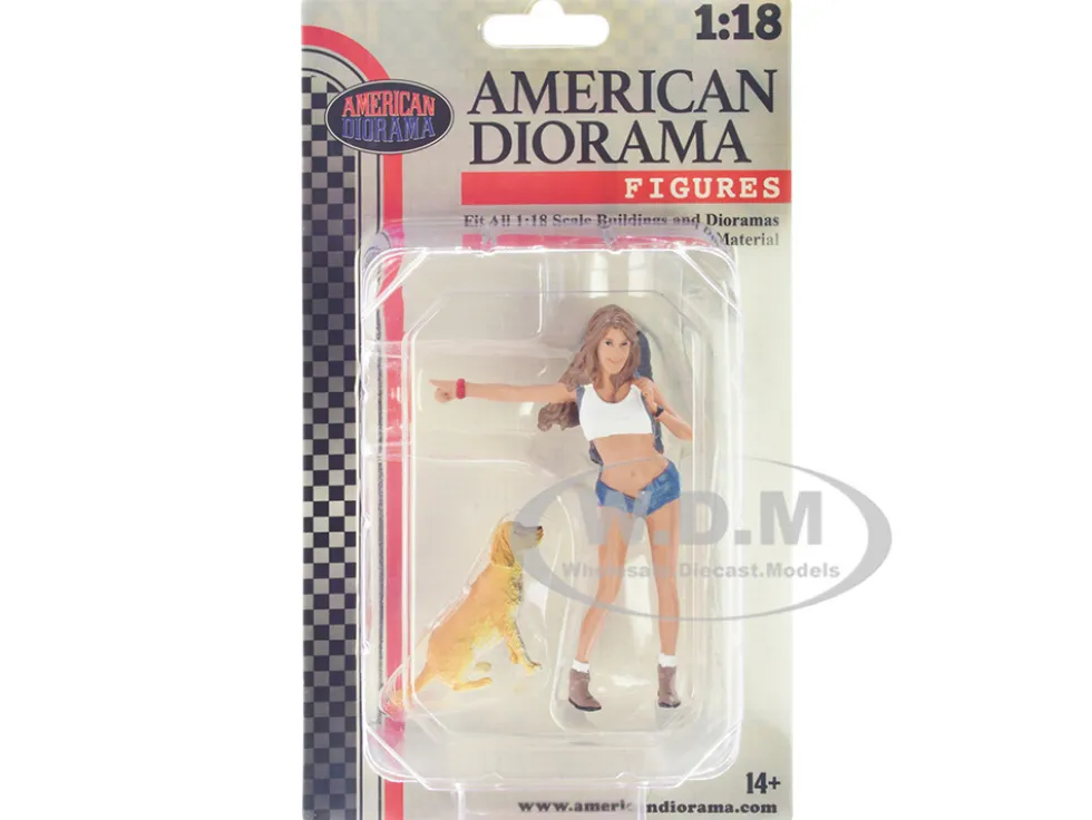 Figure18 Series 1 Figure 705 Set of 2 pieces for 1/18 Scale Models American Diorama AD18705