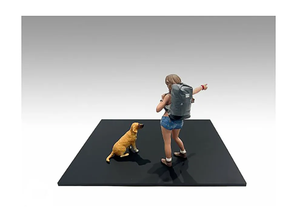 Figure18 Series 1 Figure 705 Set of 2 pieces for 1/18 Scale Models American Diorama AD18705