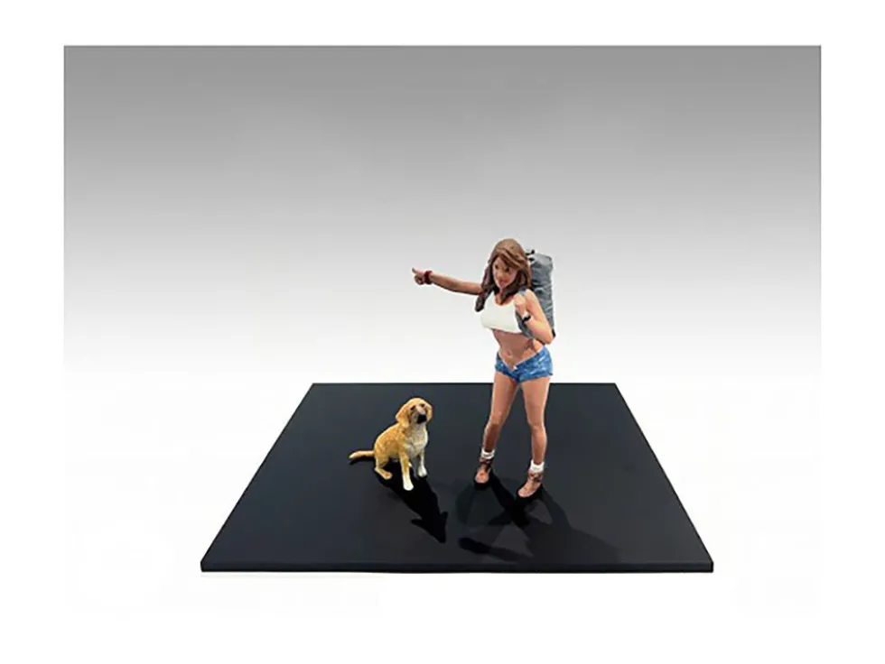 Figure18 Series 1 Figure 705 Set of 2 pieces for 1/18 Scale Models American Diorama AD18705