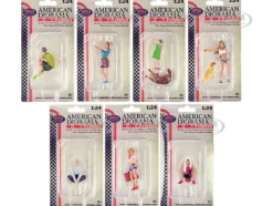 Figure24 Series 1 9 piece Figure Set for 1/24 Scale Models American Diorama 24701-24702-24703-24704-24705-24706-24707