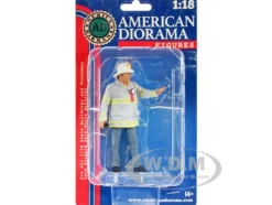 Firefighters Fire Captain Figure 1/18 Scale Models American Diorama 76318