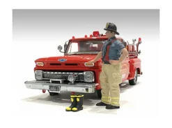 Firefighters Getting Ready Figure Boots Accessory 1/18 Scale Models American Diorama 76319