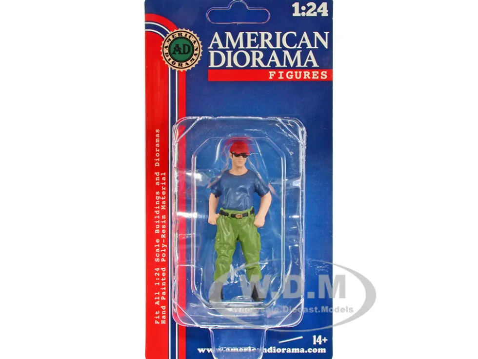 Firefighters Off Duty Figure 1/24 Scale Models American Diorama 76421
