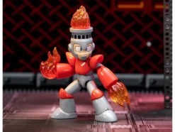 Fire Man 5 5 Moveable Figure with Accessories and Alternate Head and Hands Mega Man 1987 Video Game model Jada 34222
