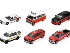 Fire & Rescue Series #5 Set of 6 Cars 1/64 Diecast Model Cars by Greenlight