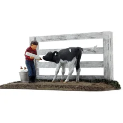 First Bottle Feeding "Boy Feeding Calf" 1/25 Diecast Model First Gear 90-0500