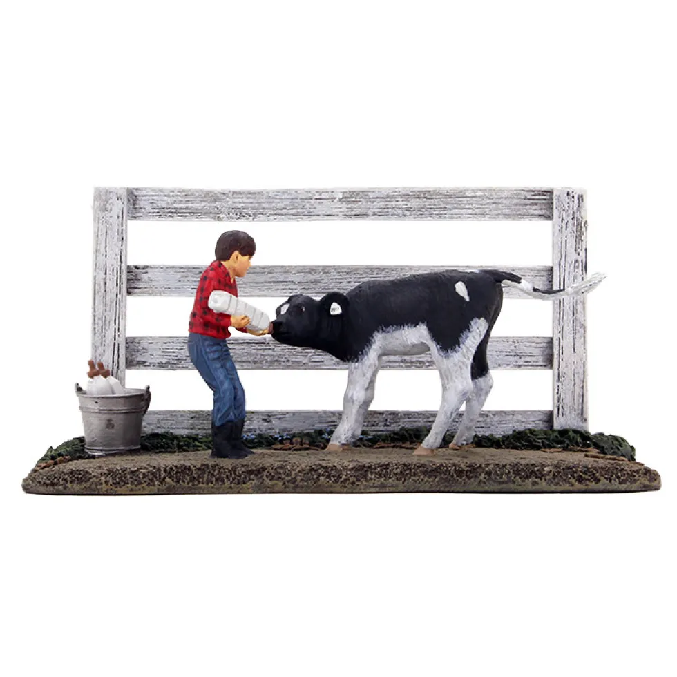 First Bottle Feeding "Boy Feeding Calf" 1/25 Diecast Model First Gear 90-0500