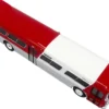 Flxible 53102 New Look Transit Bus "Pittsburgh Area Transit" Red and White "Vintage Bus & Motorcoach Collection" Limited Edition 1/87 (HO) Diecast Model by Iconic Replicas