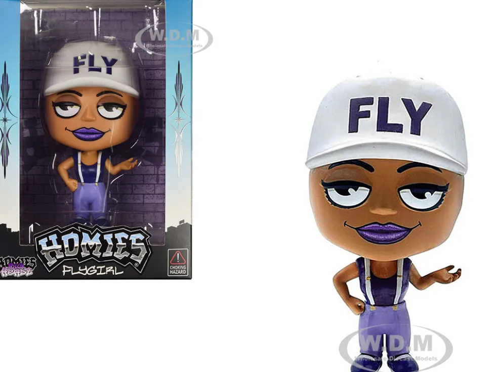 Flygirl 4 5 Figure Homies Big Headz Series 3 model Homies 20457
