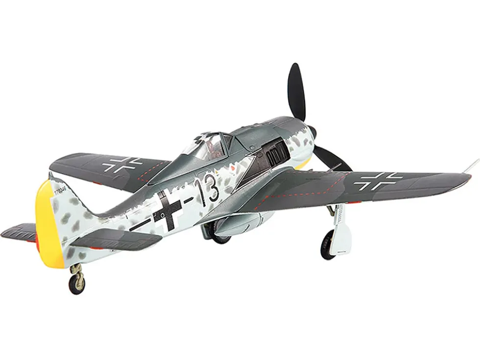 Focke Wulf Fw 190A 8 Fighter Aircraft JG 26 Schlageter France 1945 German Luftwaffe 1/72 Diecast Model JC Wings JCW-72-FW190-003