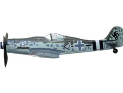 Focke Wulf Fw190D 9 Fighter Aircraft 600150 JG 4 Frankfurt Rhine Main Airfield 1945 German Luftwaffe Oxford Aviation 1/72 Diecast Model Airplane Oxford Diecast AC113