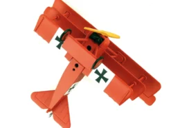 Fokker Dr I Tri plane Aircraft Red Baron German Air Force 1/63 Diecast Model Airplane Postage Stamp PS5349