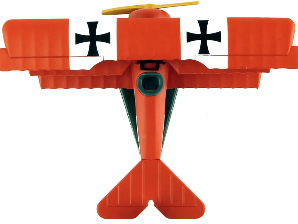 Fokker Dr I Tri plane Aircraft Red Baron German Air Force 1/63 Diecast Model Airplane Postage Stamp PS5349