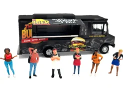 Foodies 6 piece Diecast Figure Set (6 Figures) Limited Edition for 1/64 Scale Models by American Diorama
