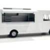 Food Truck Plain White with Graphics 1/64 Diecast Model by American Diorama