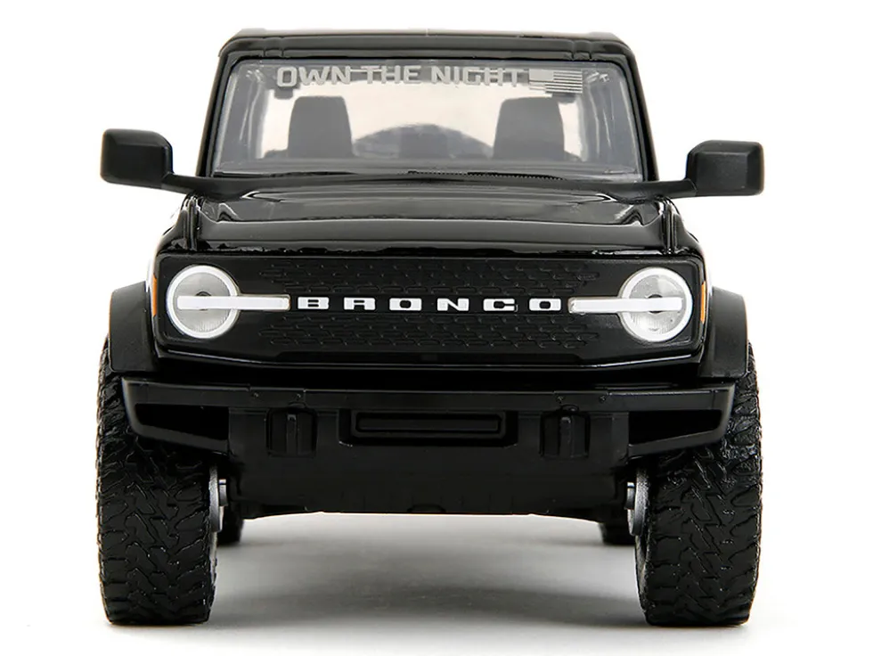 2021 Ford Bronco Badlands Black "Rigid" with Extra Wheels "Just Trucks" Series 1/24 Diecast Model Car by Jada