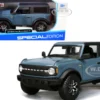 2021 Ford Bronco Badlands Blue Black Top Special Edition 1/24 Diecast Model Car Maisto 31530