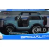 2021 Ford Bronco Badlands Blue Special Edition 1/18 Diecast Model Car Maisto 31457