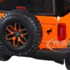 2021 Ford Bronco Badlands Orange Black Harley Davidson H-D Custom Series 1/24 Diecast Car Model Maisto 32272or