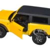 2021 Ford Bronco Badlands Yellow with Black Top "Special Edition" 1/24 Diecast Model Car by Maisto