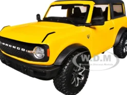 2021 Ford Bronco Badlands Yellow with Black Top 