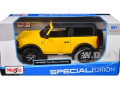 2021 Ford Bronco Badlands Yellow with Black Top 