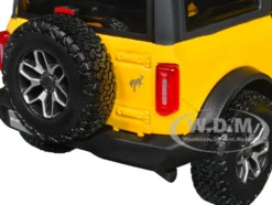 2021 Ford Bronco Badlands Yellow with Black Top 