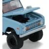 1972 Ford Bronco Custom SUV Light Blue with Black Top "Barrett-Jackson" Series 16 1/64 Diecast Model Car by Greenlight