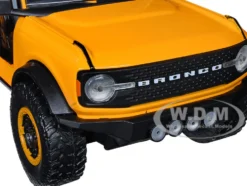 2021 Ford Bronco Orange Metallic Extra Wheels Just Trucks Series 1/24 Diecast Model Car Jada 34025