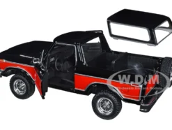 1978 Ford Bronco Ranger XLT Spare Tire Black Red Timeless Legends Series 1/24 Diecast Model Car Motormax 79371