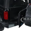 2021 Ford Bronco Wildtrak Black Metallic with Dark Gray Top Special Edition 1/18 Diecast Model Car Maisto 31456bk