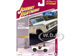 1967 Ford Bronco Wimbledon White "Classic Gold Collection" 1/64 Diecast Model Car by Johnny Lightning