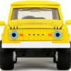 1973 Ford Bronco Yellow with Graphics and SpongeBob SquarePants Diecast Figure "SpongeBob SquarePants" (1999–Current) TV Series "Hollywood Rides" Series 1/24 Diecast Model Car by Jada