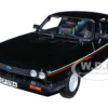 1982 Ford Capri Black Stripes 1/24 Diecast Model Car Bburago 21093