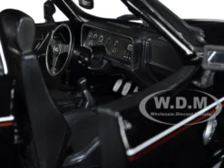 1982 Ford Capri Black Stripes 1/24 Diecast Model Car Bburago 21093