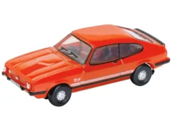 Ford Capri Mk3 RHD (Right Hand Drive) Sebring Red 1/148 (N) Scale Diecast Model Car by Oxford Diecast