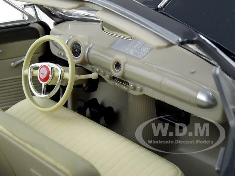 1949 Ford Convertible Gray 1/18 Diecast Model Car Maisto 31682