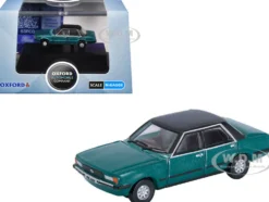 Ford Cortina Mk5 RHD (Right Hand Drive) Cosmos Blue Metallic with Black Top 1/148 (N) Scale Diecast Model Car by Oxford Diecast