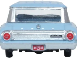 1964 Ford Country Sedan Skylight Blue 1/87 (HO) Scale Diecast Model Car by Oxford Diecast