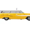 1964 Ford Country Station Wagon "Central School Bus" Yellow with White Top 1/87 (HO) Scale Diecast Model Car by Oxford Diecast