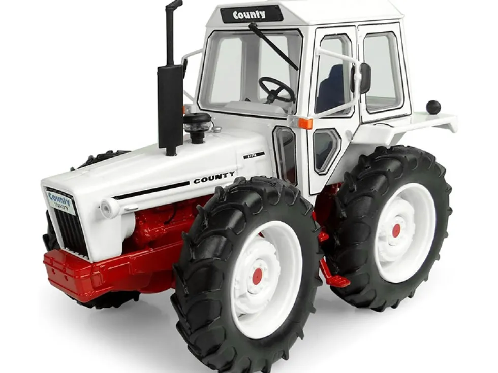Ford County 1174 White Red Tractor Limited Edition 1000 pieces Worldwide 1/32 Diecast Model Universal Hobbies UH6214