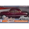 1949 Ford Coupe Burgundy 1/24 Diecast Model Car Motormax 73213