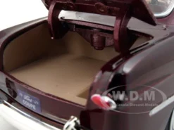 1949 Ford Coupe Burgundy 1/24 Diecast Model Car Motormax 73213