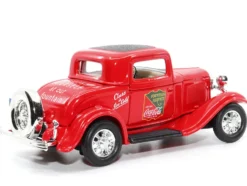 1932 Ford Coupe Coca-Cola Red Black Top 1/43 Diecast Model Car Motor City Classics 443030