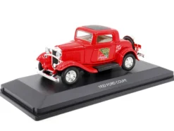1932 Ford Coupe Coca-Cola Red Black Top 1/43 Diecast Model Car Motor City Classics 443030