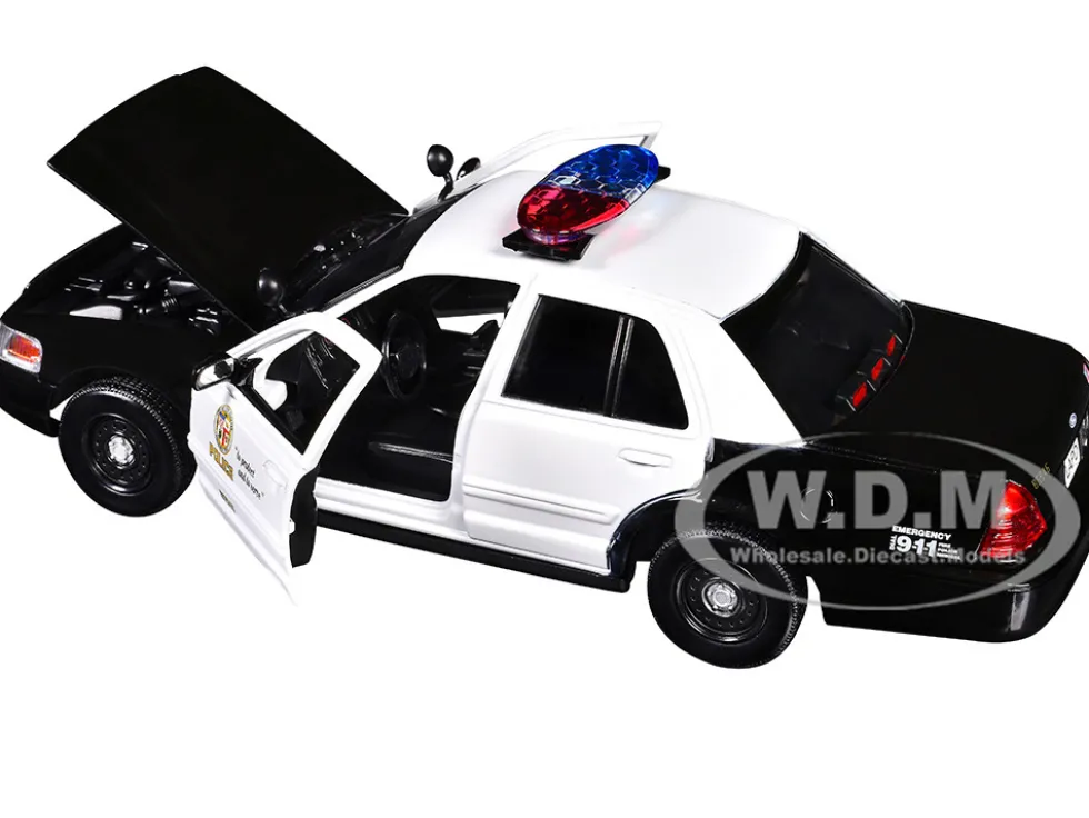 2010 Ford Crown Victoria LAPD Los Angeles Police Department Car 1/24 Diecast Car Model Motormax 76946