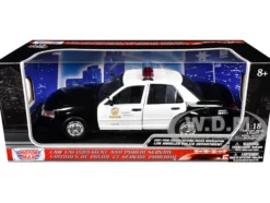 2001 Ford Crown Victoria Los Angeles Police Department LAPD Car 1/18 Diecast Car Model Motormax 73539